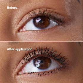 Clinique wand and wavy bristles close-up showing precision tip and even coating benefit