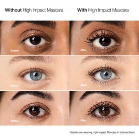 Clinique close-up of soft fiber brush highlighting precise lash separation and definition