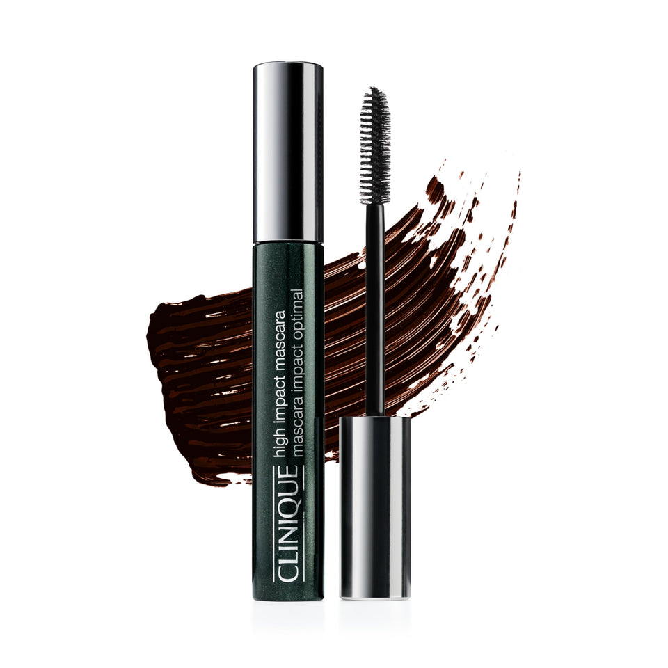Clinique mascara front packaging showing brand and product benefit