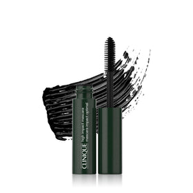 Clinique front tube mini mascara showing compact travel-friendly design and reliable coverage