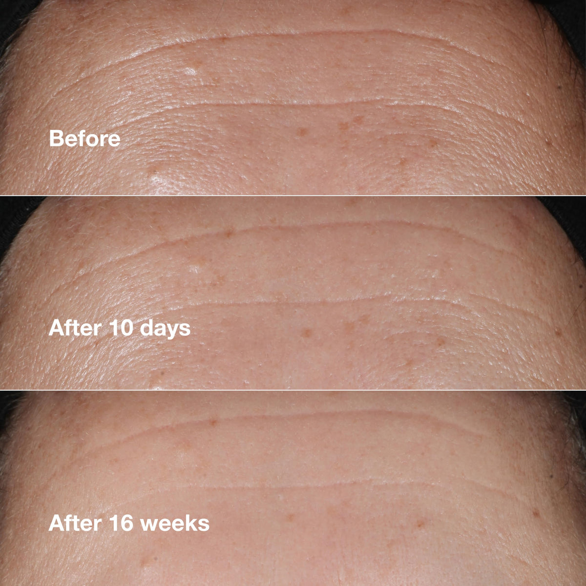 Clinique ingredient label with peptides and retinoid, assures formulation clarity
