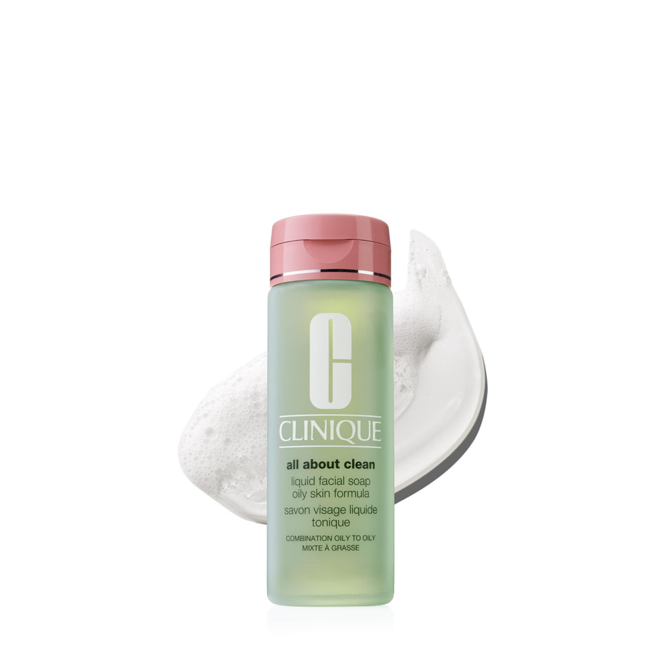 Clinique front bottle showing clean packaging and product identity benefits skin prep