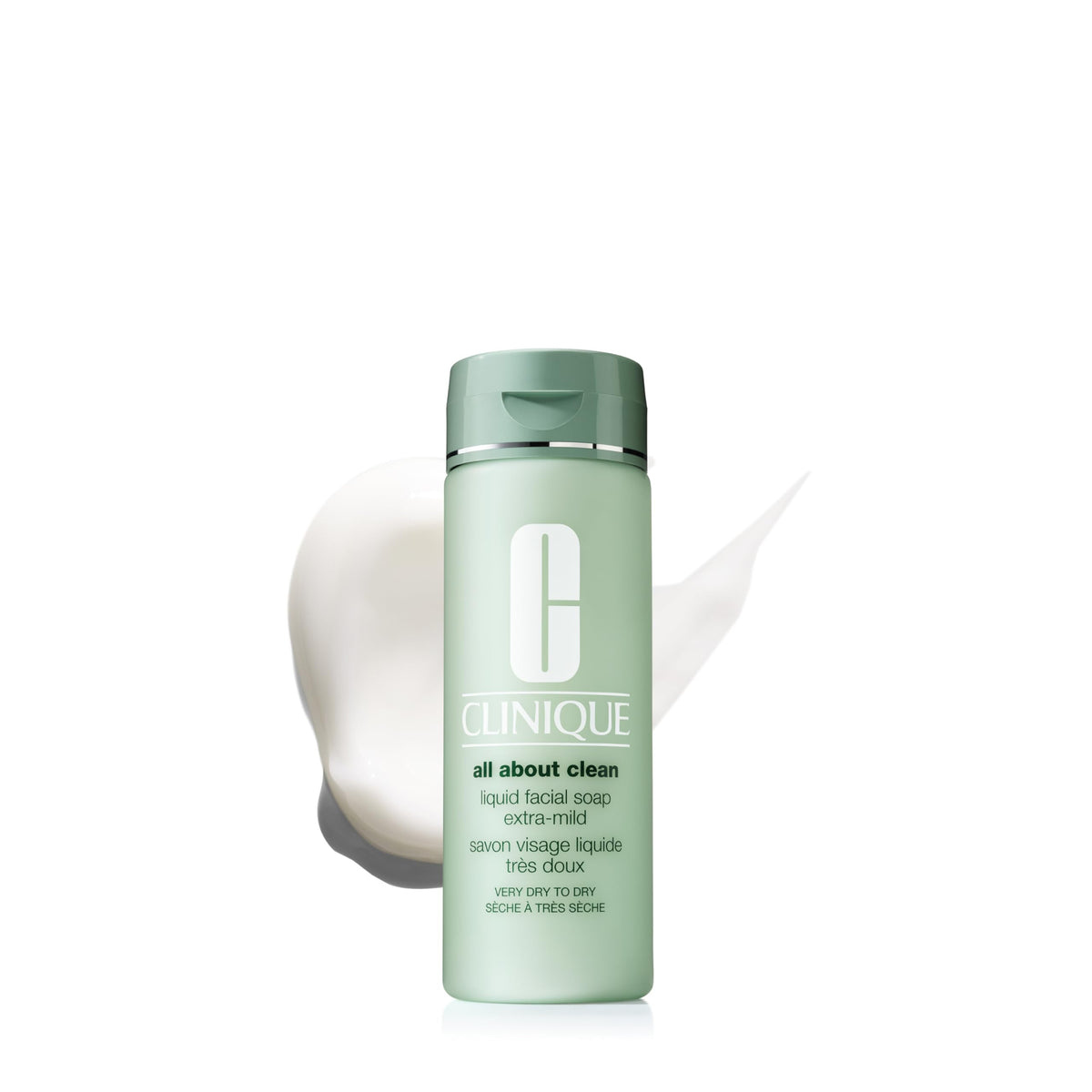 Clinique front bottle view showing clean packaging and travel-friendly size benefit