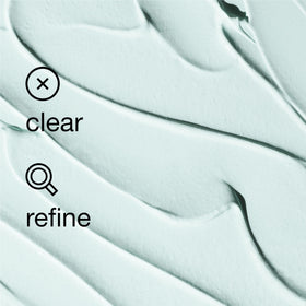 Person applying Clinique mask to cheek demonstrating targeted pore-clearing benefit