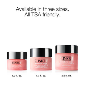 Clinique Moisture Surge placed on bathroom shelf showing daily routine compatibility