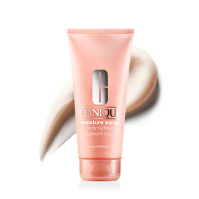 Clinique front packaging showing bottle and brand for hydration benefit