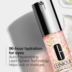 Clinique close-up of translucent water-gel texture highlighting lightweight hydration
