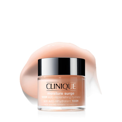 Clinique jar front view showing brand and hydrating gel-cream benefit