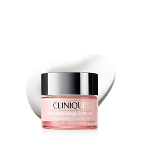 Clinique Moisture Surge Intense front jar view showing rich moisturizer and brand