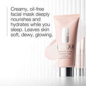 Clinique Moisture Surge creamy texture close-up highlighting fast-absorbing hydration