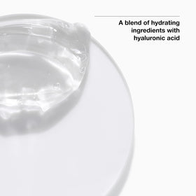 Clinique gel texture close-up showing lightweight hydration feel for quick absorption