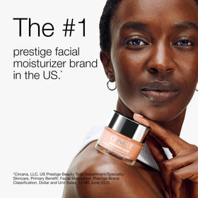 Clinique jar tucked into a travel bag illustrating portable hydration on the go