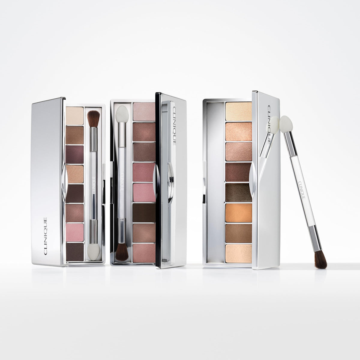 Clinique eye application example demonstrating wearable neutral look and crease resistance