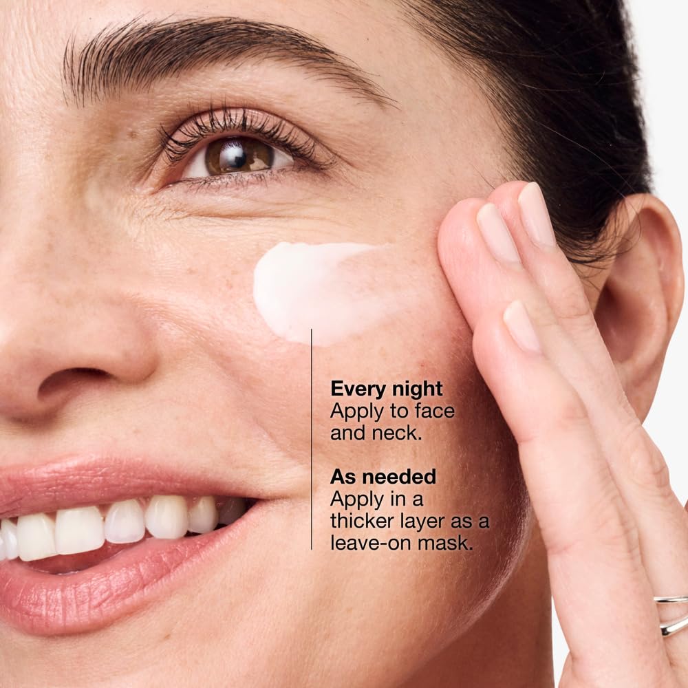 Clinique open jar close-up of smooth cream texture, demonstrates rich moisturization