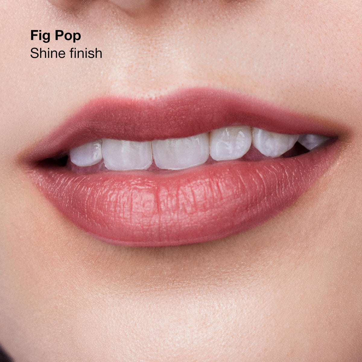 Clinique Fig Pop swiped on lips showing color payoff and finish