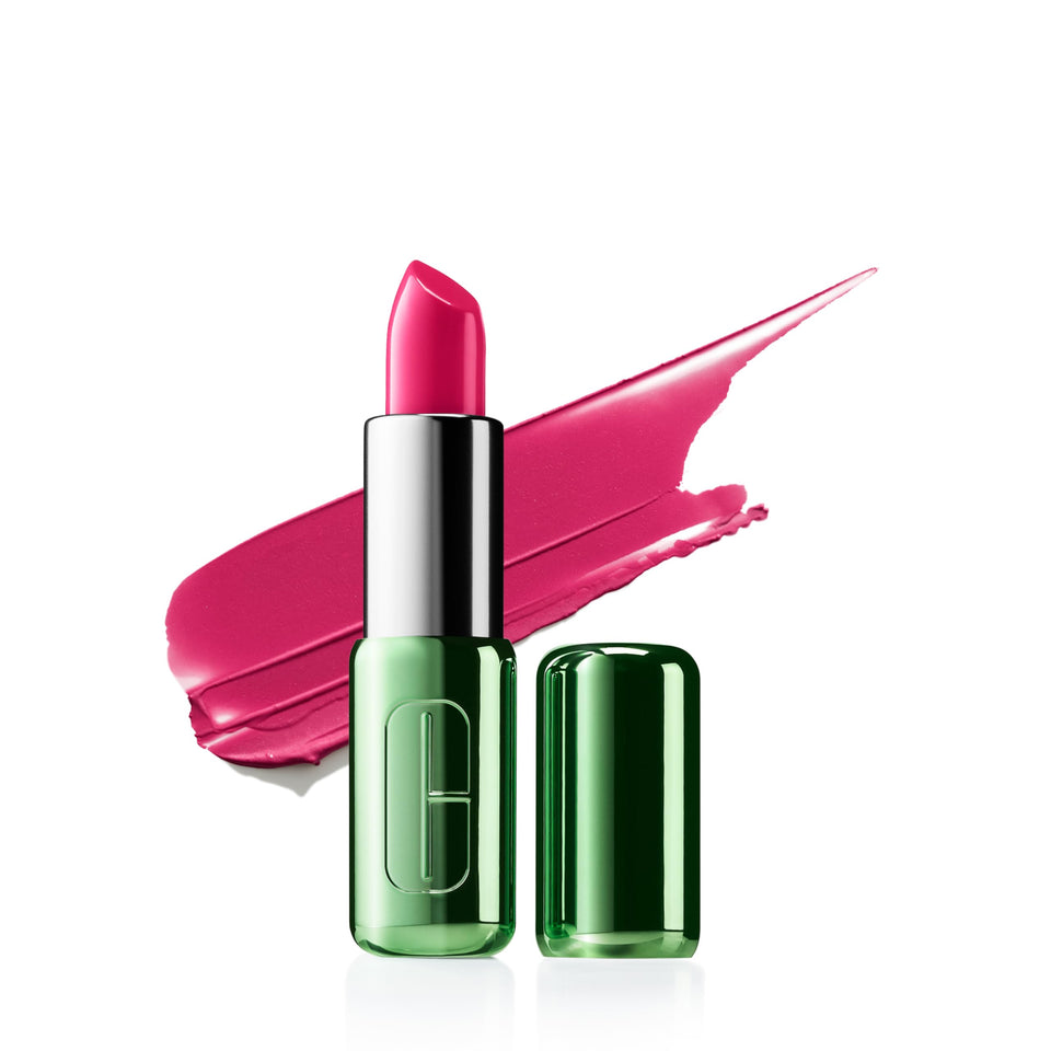 Clinique Pop front packaging showing shade and finish for easy selection