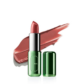 Clinique Pop Longwear front packaging showing product and shade name benefits
