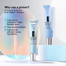 Clinique primer in hand to show size and travel-friendly 0.5 fl oz