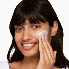 Clinique product label and ingredients panel highlighting zinc oxide mineral protection