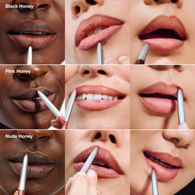 Clinique Quickliner in hand applying precise line for clean definition