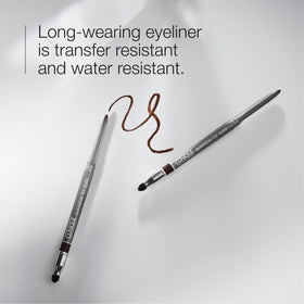 Clinique Quickliner pencil tip close-up highlighting smooth glide benefit