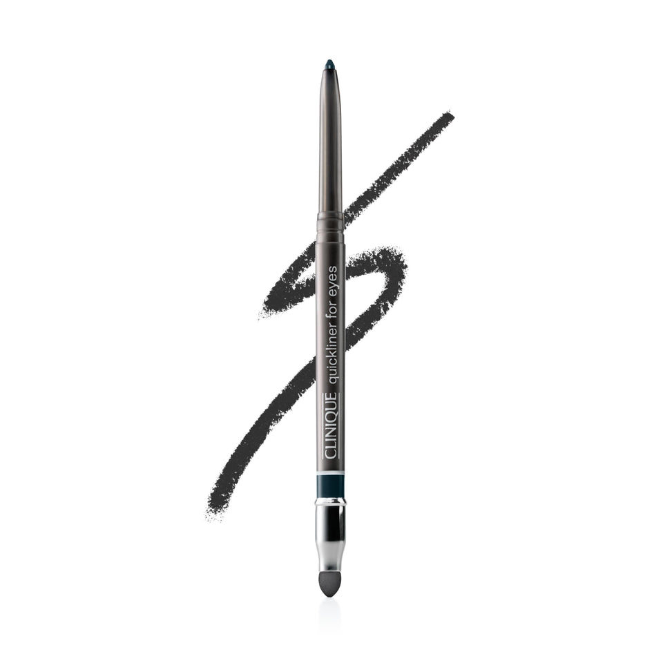Clinique Quickliner front packaging showing sleek pencil and brand name for easy identification