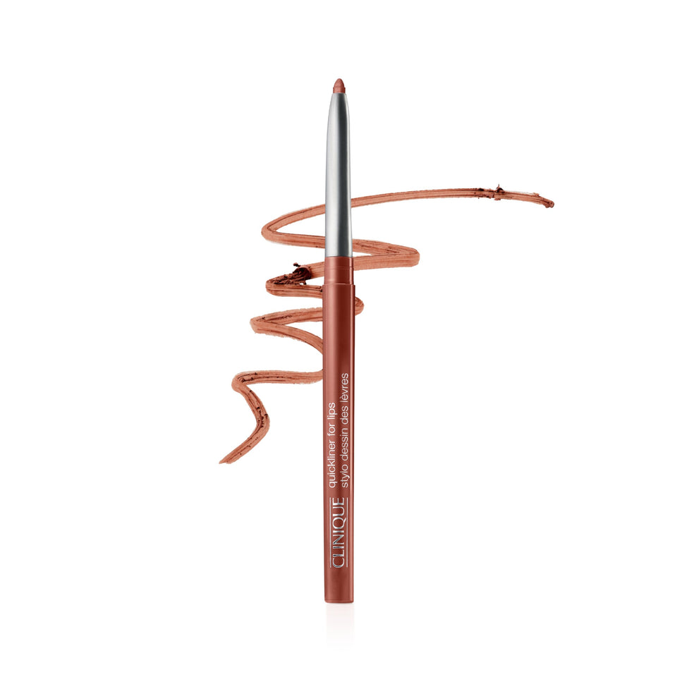 Clinique Quickliner front packaging showing shade Nude Honey and benefits
