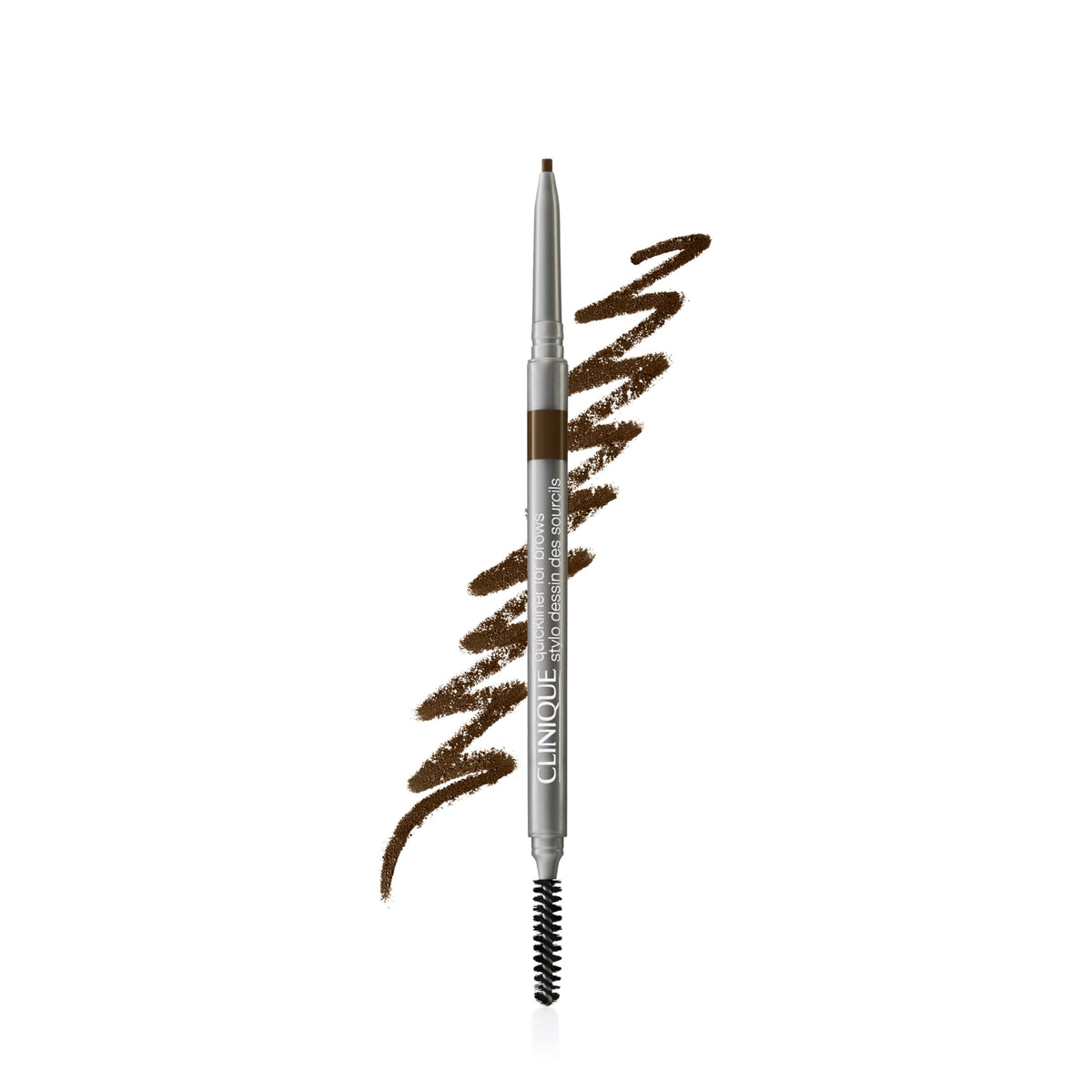 Clinique Quickliner front view showing sleek pencil and shade for precise brows