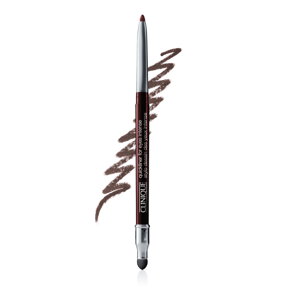 Clinique Quickliner front view showing sleek pencil and cap benefit quick access