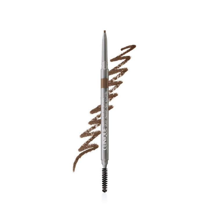 Clinique Quickliner front view showing compact pencil design and brand benefit