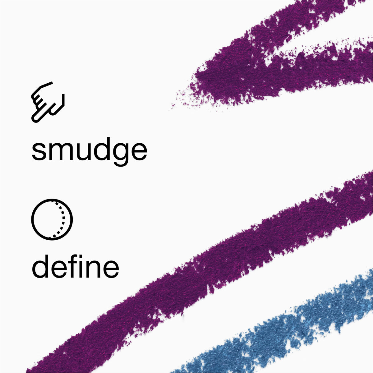 Clinique pencil held in hand to show size and travel-friendly convenience