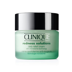 Clinique front packaging showing product and soothing benefit