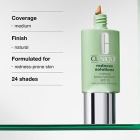 Clinique swatches on hand showing coverage and blendability benefit