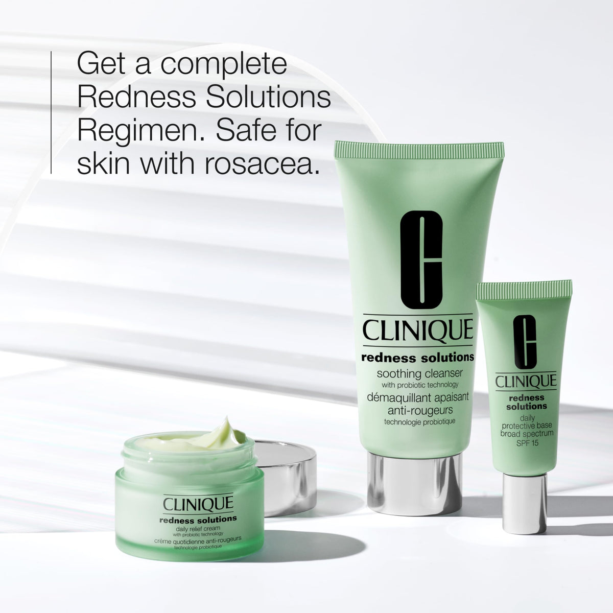 Clinique gentle cleanser pump close-up demonstrating easy, non-irritating dispense