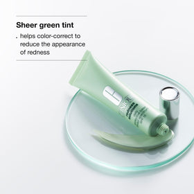 Clinique redness solutions in-use application blended on cheek for even tone