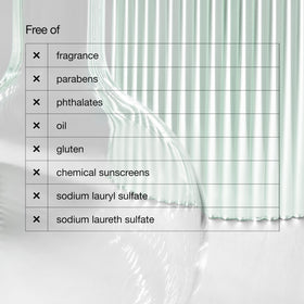 Clinique redness solutions label ingredients view highlighting fragrance-free formula