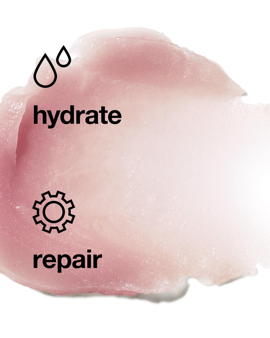 Clinique Repairwear texture close-up illustrating creamy finish and instant moisturizing benefit