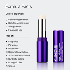Clinique balm styled on bathroom shelf showing everyday routine integration benefit