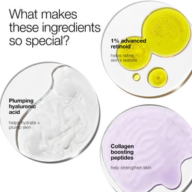 Clinique serum droplet texture closeup showing smooth hydrating formula for plumping