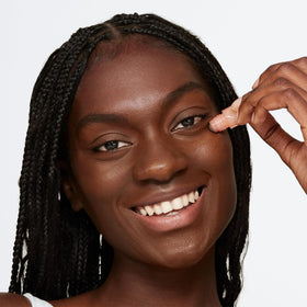 Clinique serum texture on skin illustrates fast-drying hydration benefit