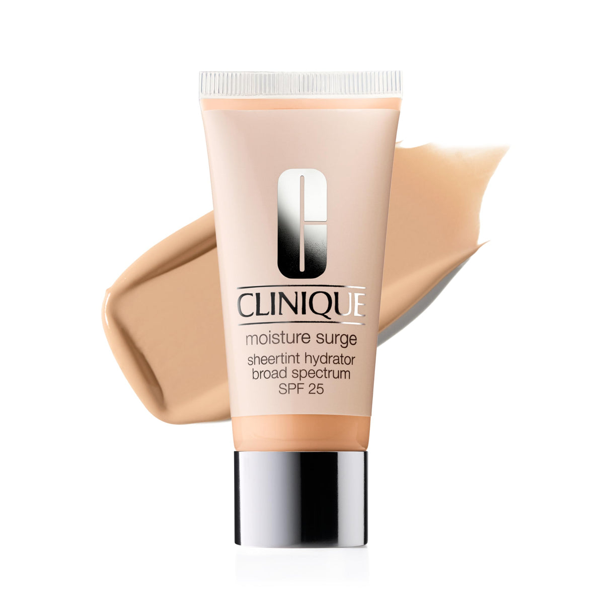 Clinique front packaging showing bottle and label, convenient daily protection