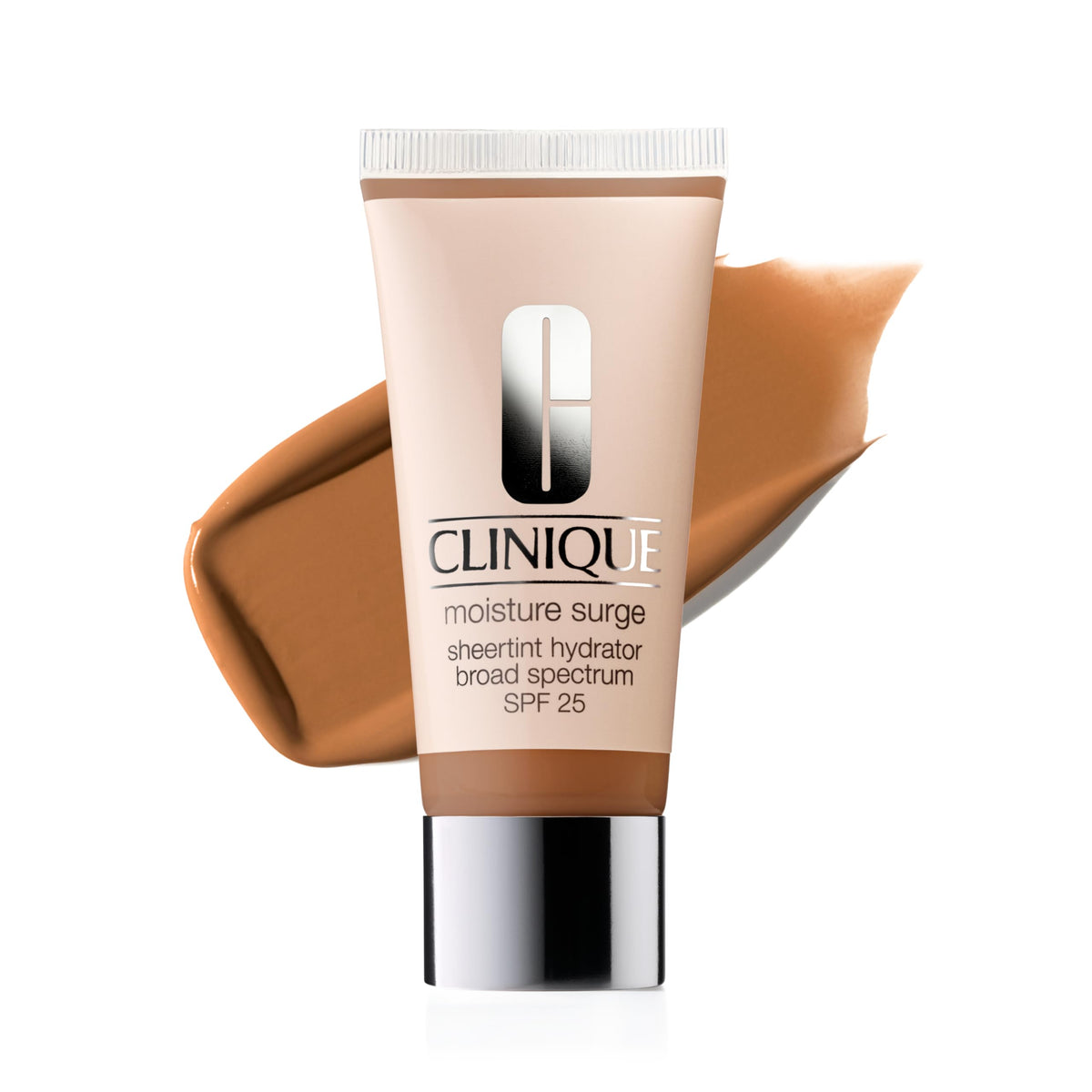 Clinique bottle front packaging showing product and shade for easy recognition and selection