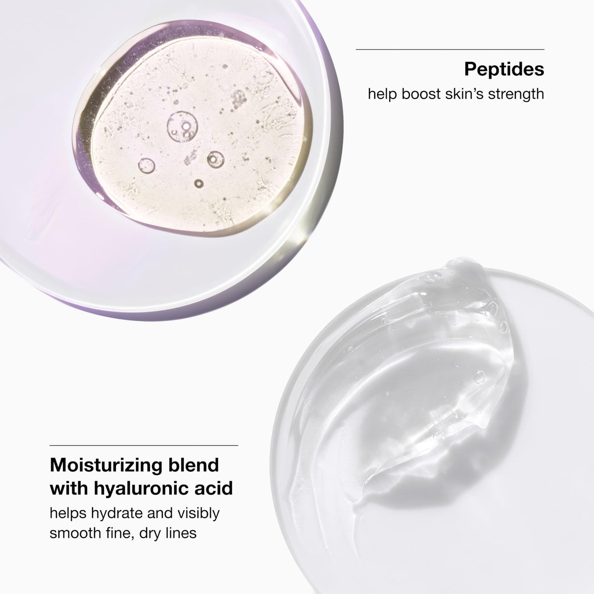 Clinique product being applied to neck to demonstrate lifting and firming benefit