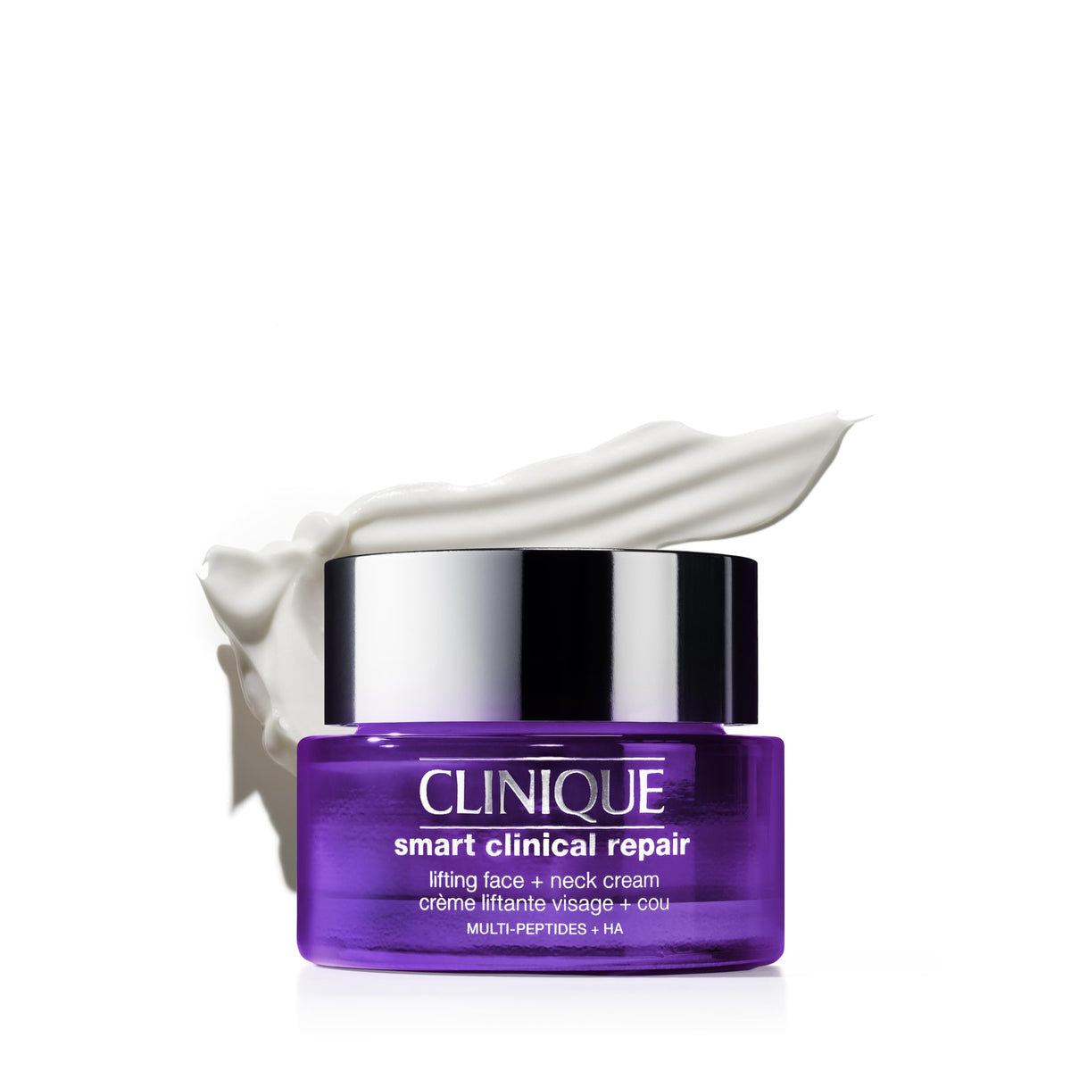 Clinique Smart Clinical Repair front jar showing clean packaging and lifting benefits