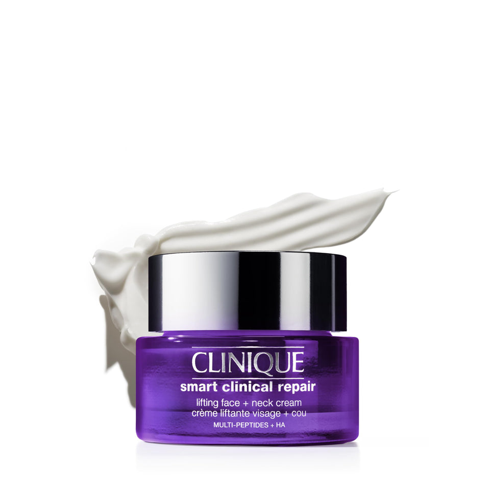 Clinique Smart Clinical Repair front jar showing clean packaging and lifting benefits