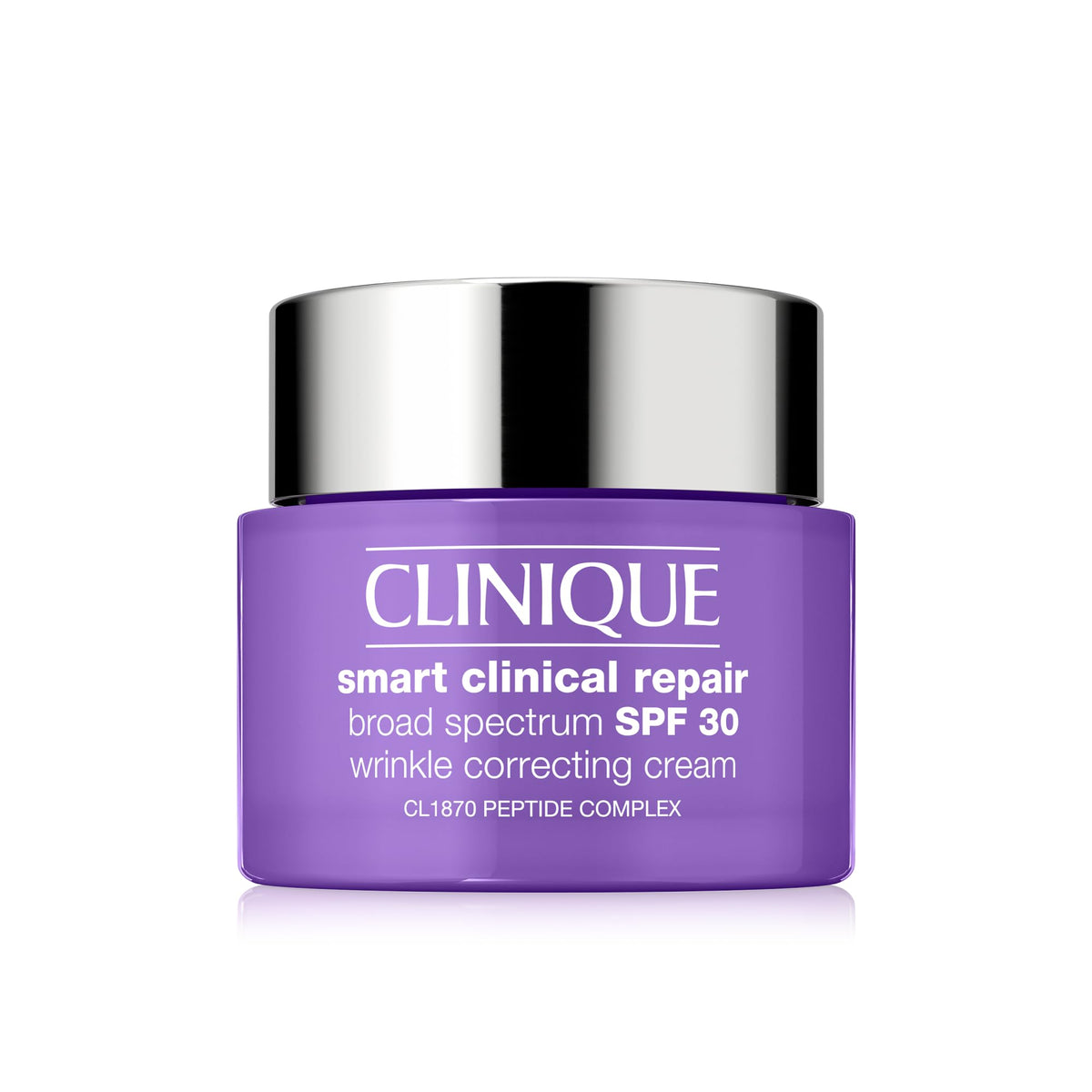 Clinique product front packaging showing label and brand benefits