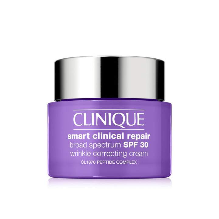 Clinique product front packaging showing label and brand benefits