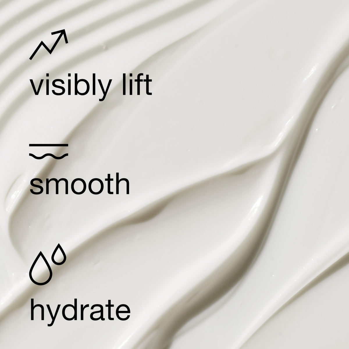 Clinique ingredients label close-up emphasizing peptide and hyaluronic benefits