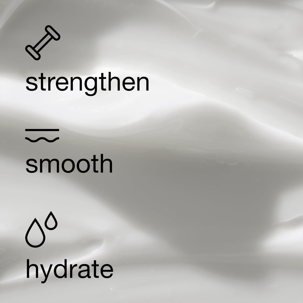 Clinique ingredient label close-up showing peptides and hyaluronic acid benefits