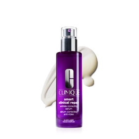Clinique Smart Clinical Repair front packaging showing bottle benefit of advanced repair